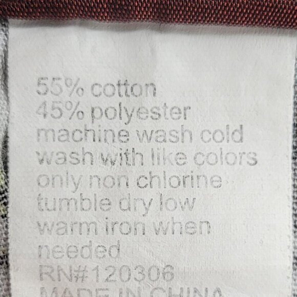 Denice women’s size small gray floral print scrub top with tie back - Picture 4 of 5